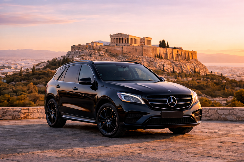Luxury SUV transfer service in Athens